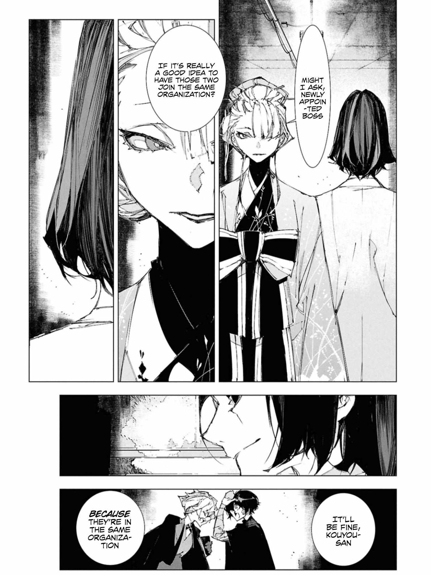 Bungou Stray Dogs: Dazai, Chuuya, Juugo-Sai - Chapter 22