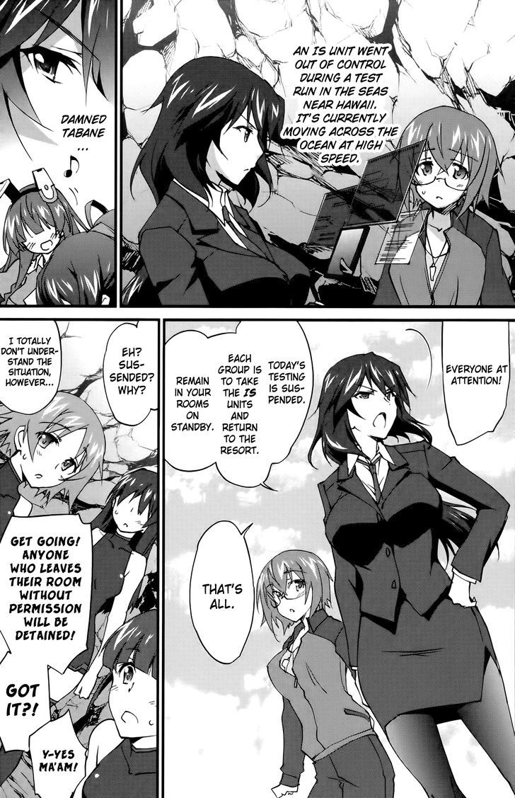 Infinite Stratos - Vol.5 Chapter 26 : Thin Red Line 1