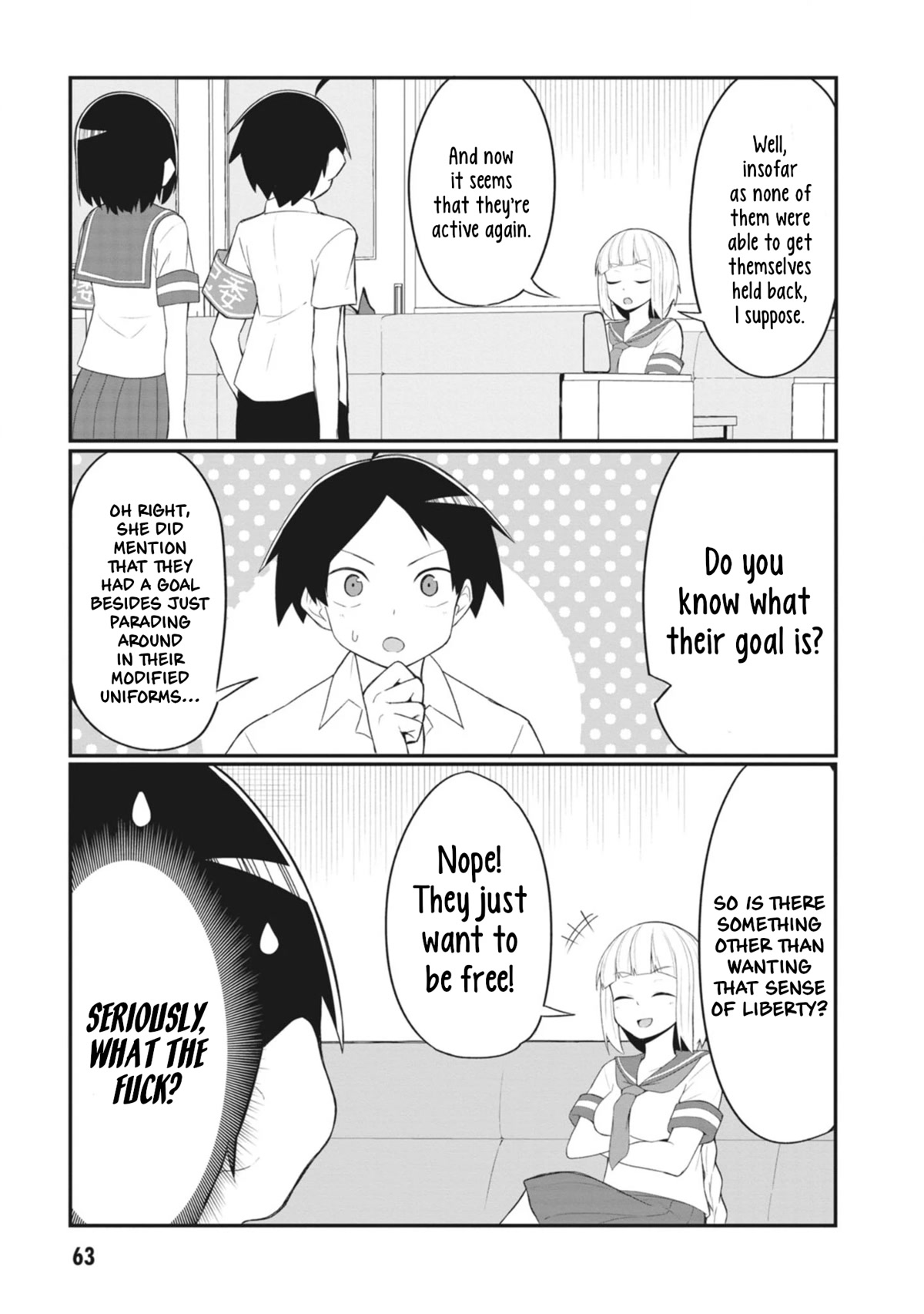 The Hella Weak Disciplinary Committee Chairman, Kaeri-Chan - Chapter 18