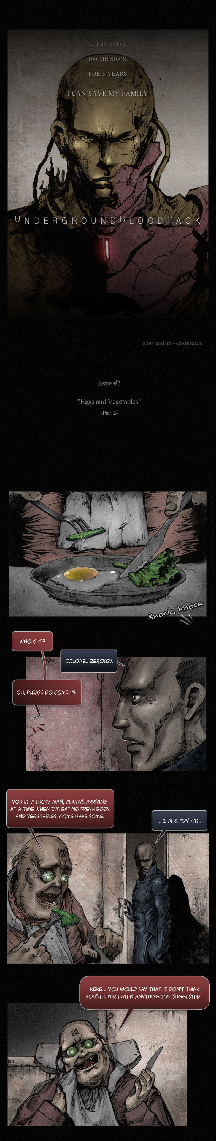 Underground Bloodpack - Chapter 2 : #Issue 2 - "Eggs And Vegetables", Part 2