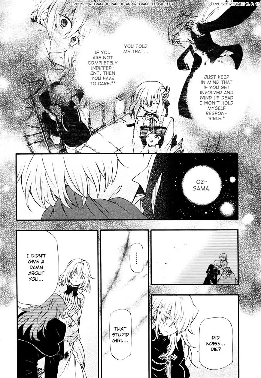 Pandora Hearts - Vol.20 Chapter 98 : Retrace Xcviii: Reverberate