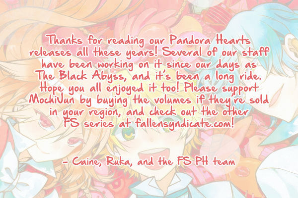 Pandora Hearts - Vol.20 Chapter 104 : Retrace Civ: Will