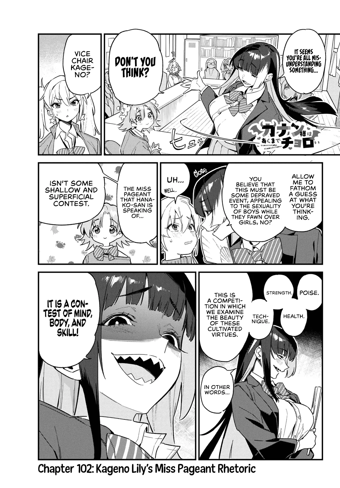 Kanan-Sama Is Easy As Hell! - Chapter 102: Kageno Lily’s Miss Pageant Rhetoric