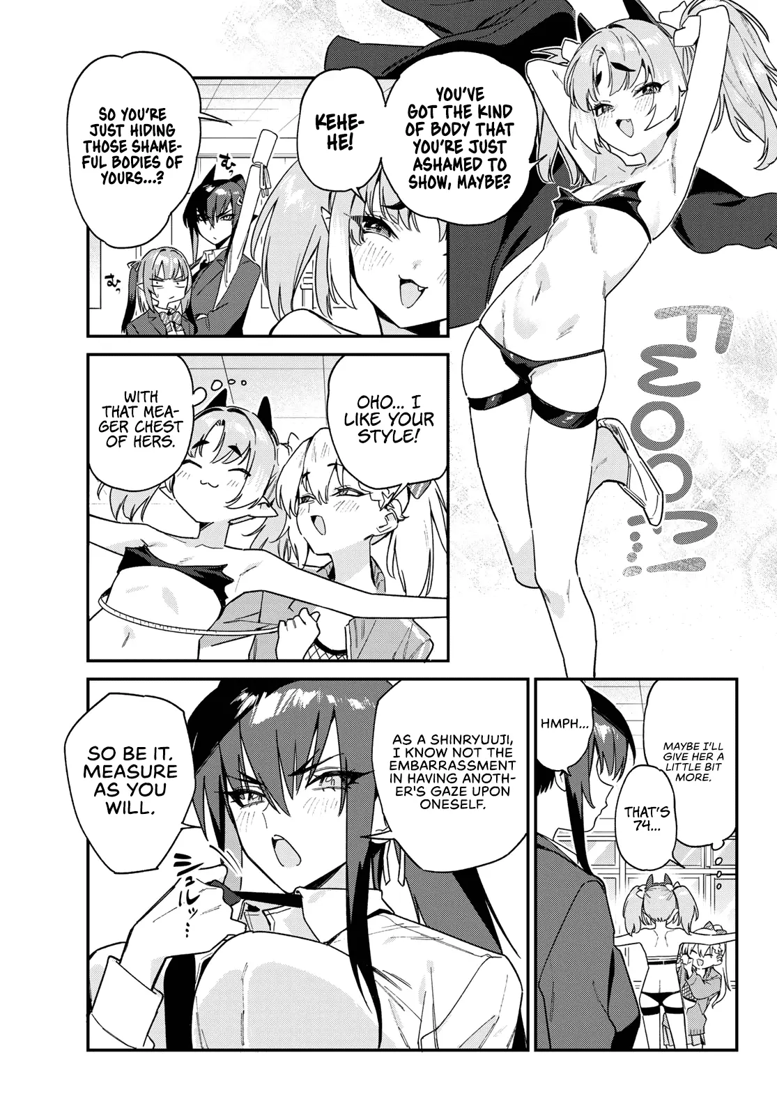 Kanan-Sama Is Easy As Hell! - Chapter 110: The Miss Pageant Group's Body Measurements