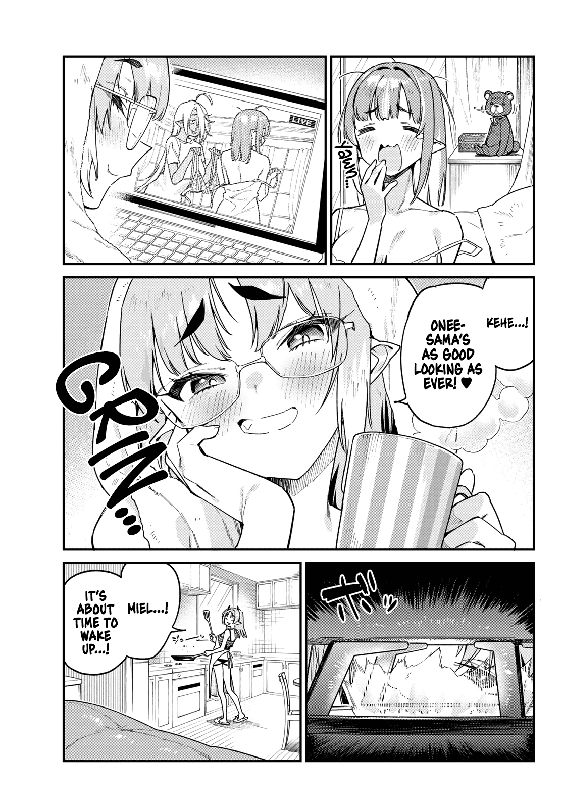 Kanan-Sama Is Easy As Hell! - Chapter 90: Miltie And Miel’s Good Morning