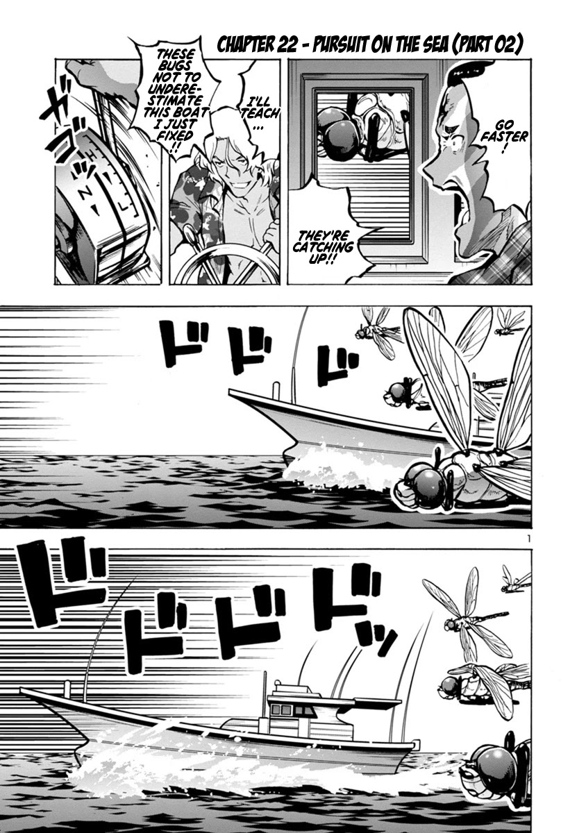 Dai Kyochuu Rettou - Chapter 22.2: Pursuit On The Sea (Part 02)