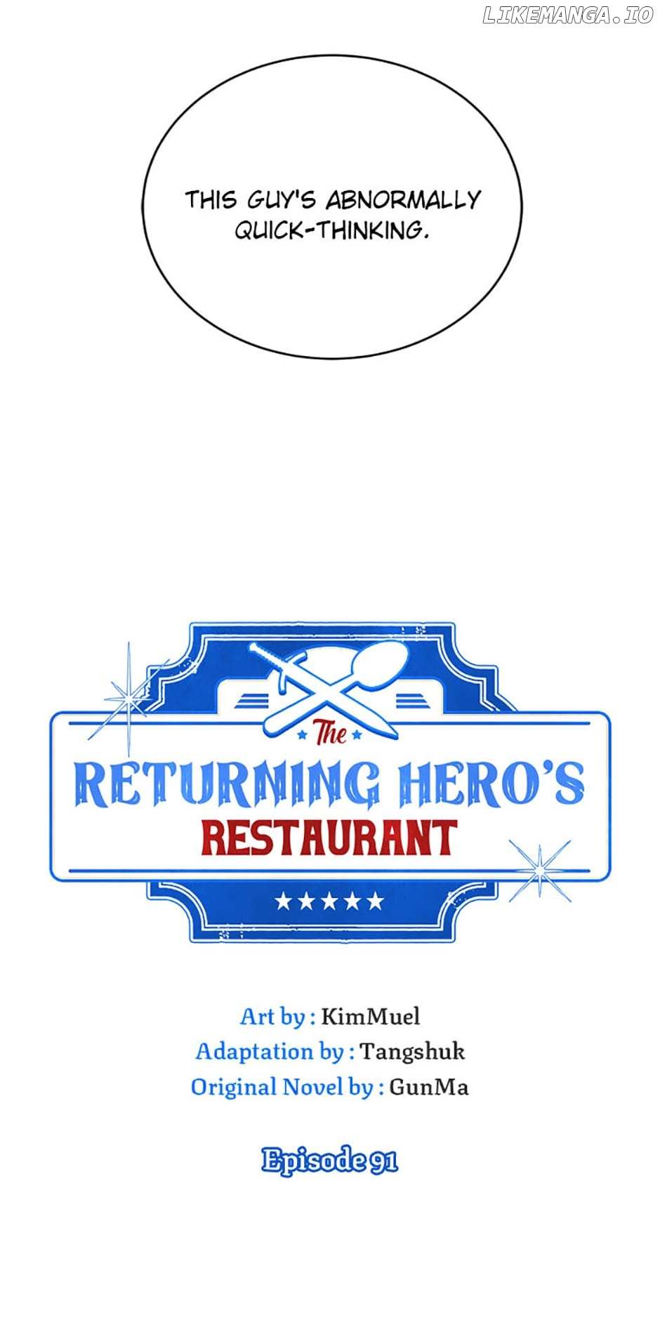 Return Warrior's Alley Restaurant - Chapter 91