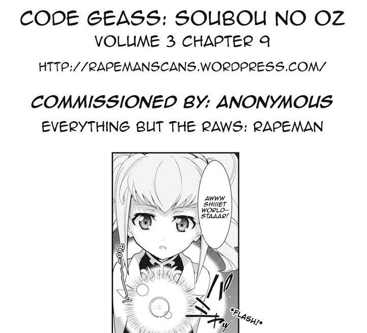 Code Geass - Soubou No Oz - Vol.3 Chapter 9 : Mask 09: We Aspire To Be Heroes - First Part