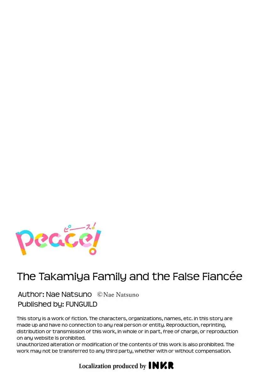 The Takamiya Family And The False Fiancée - Chapter 16