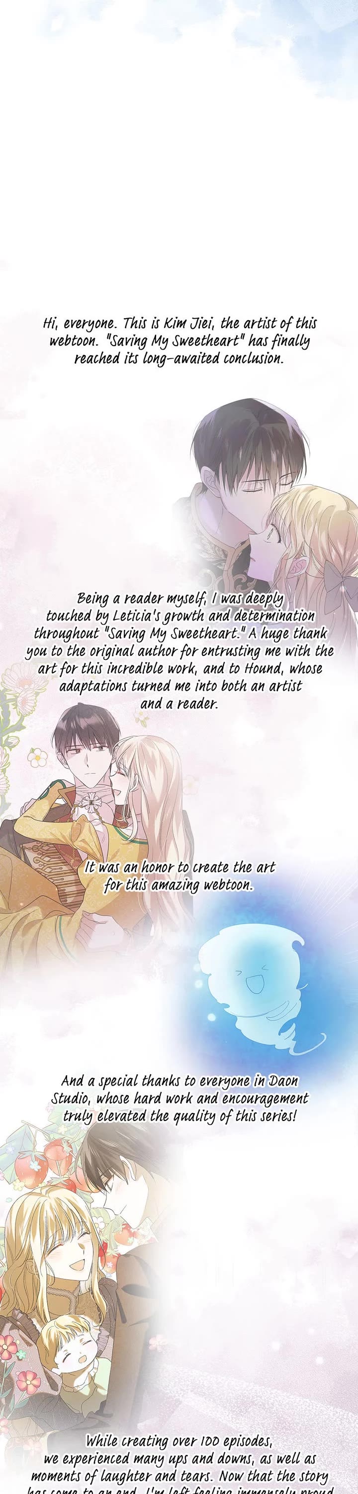 Saving My Sweetheart - Chapter 129.5: Author's Note