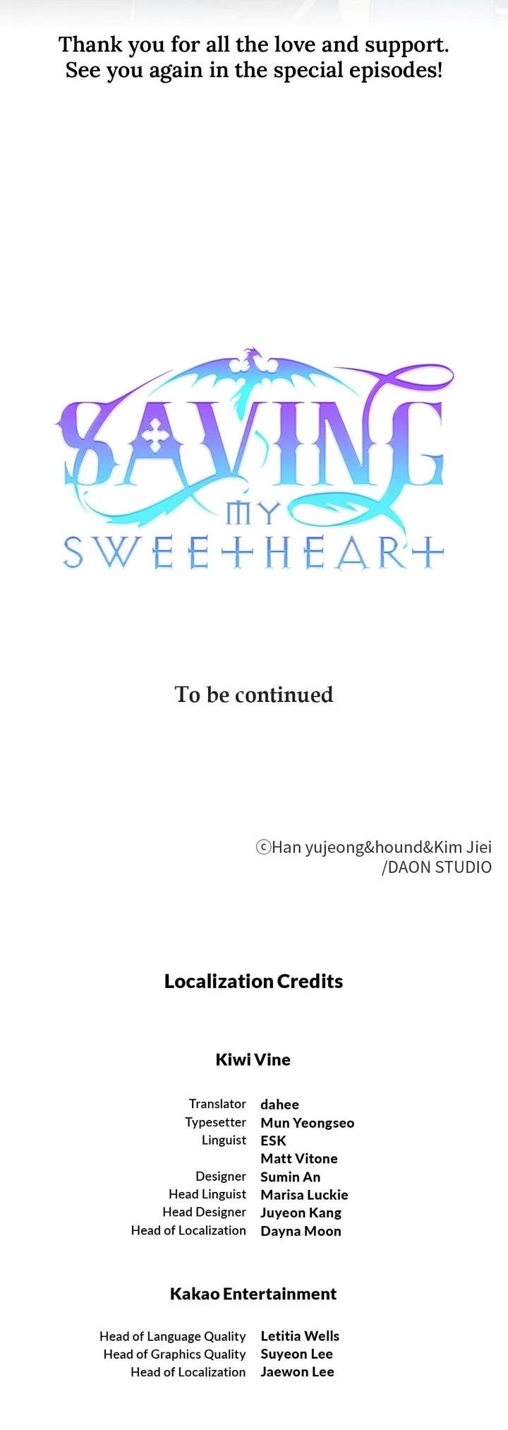 Saving My Sweetheart - Chapter 129.5: Author's Note