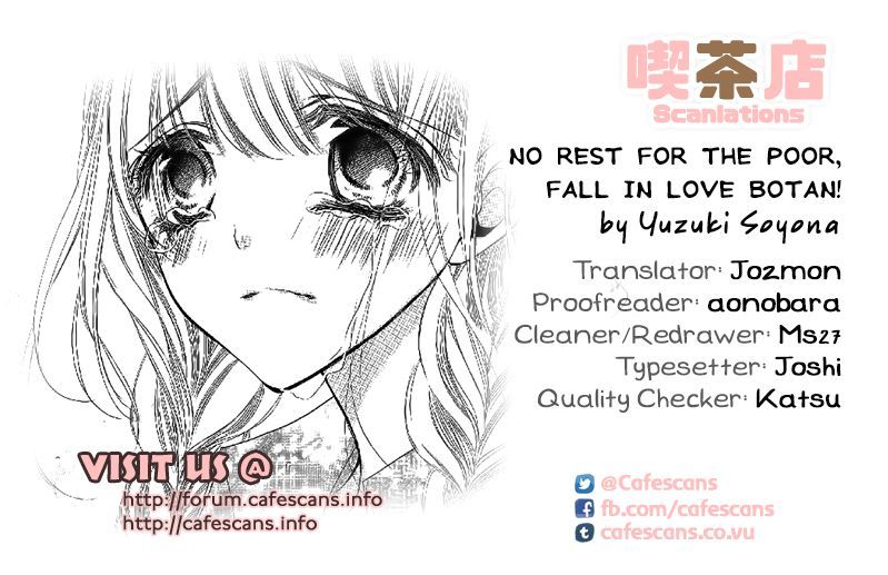 No Rest For The Poor, Fall In Love Botan! - Chapter 1