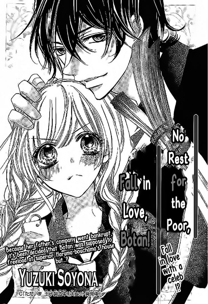 No Rest For The Poor, Fall In Love Botan! - Chapter 1