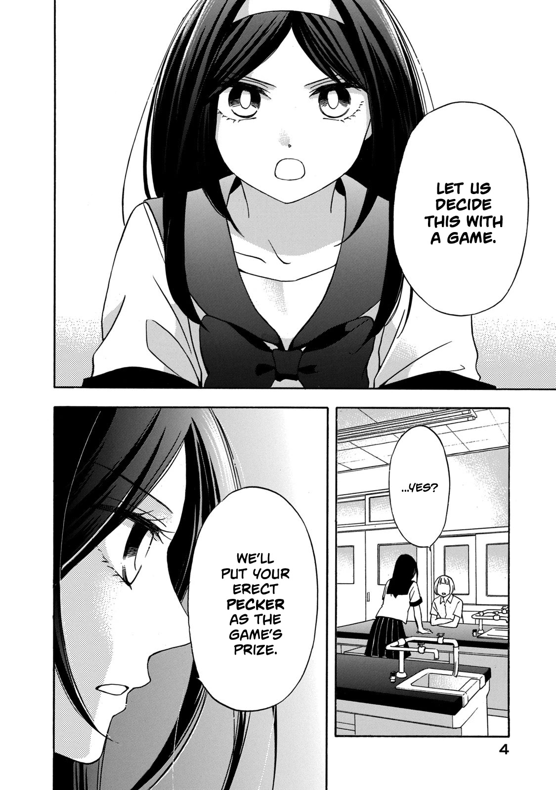 Hanazono And Kazoe's Bizzare After School Rendezvous - Chapter 9: An Inexplicable Game