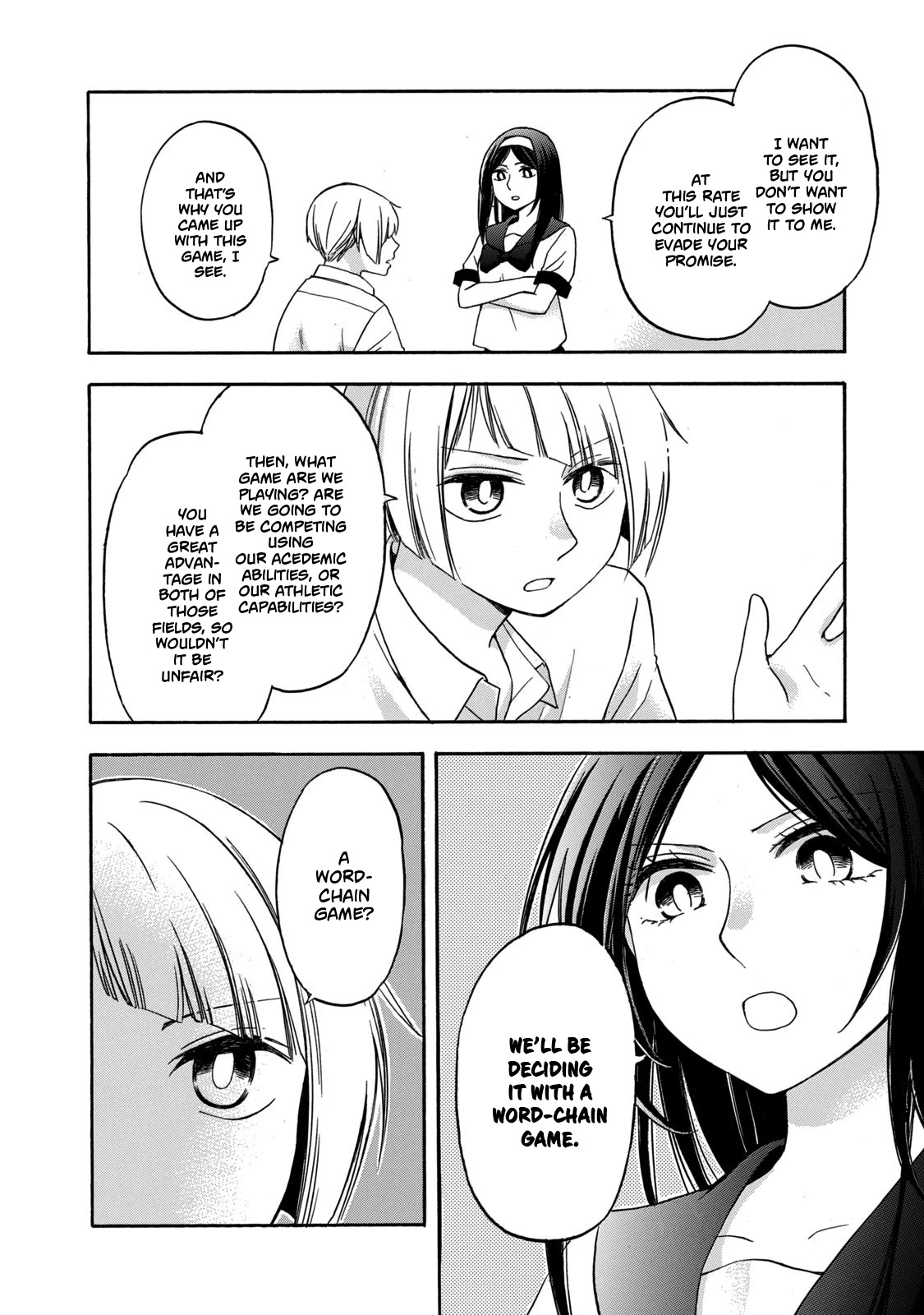 Hanazono And Kazoe's Bizzare After School Rendezvous - Chapter 9: An Inexplicable Game