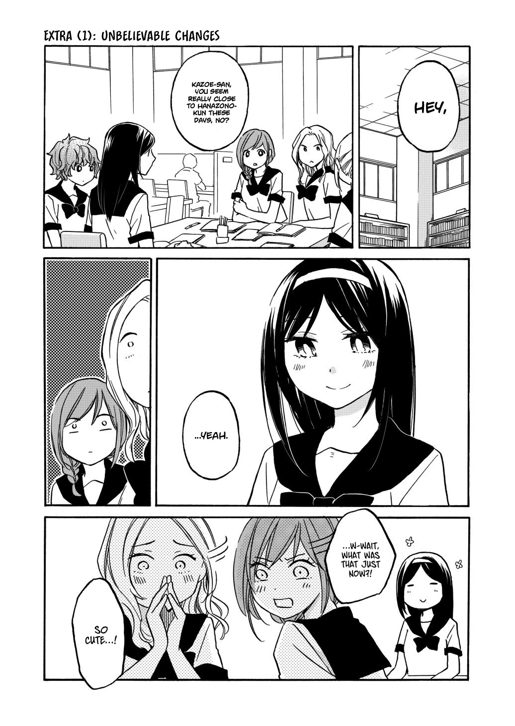 Hanazono And Kazoe's Bizzare After School Rendezvous - Chapter 29: Twitter Extra (1)