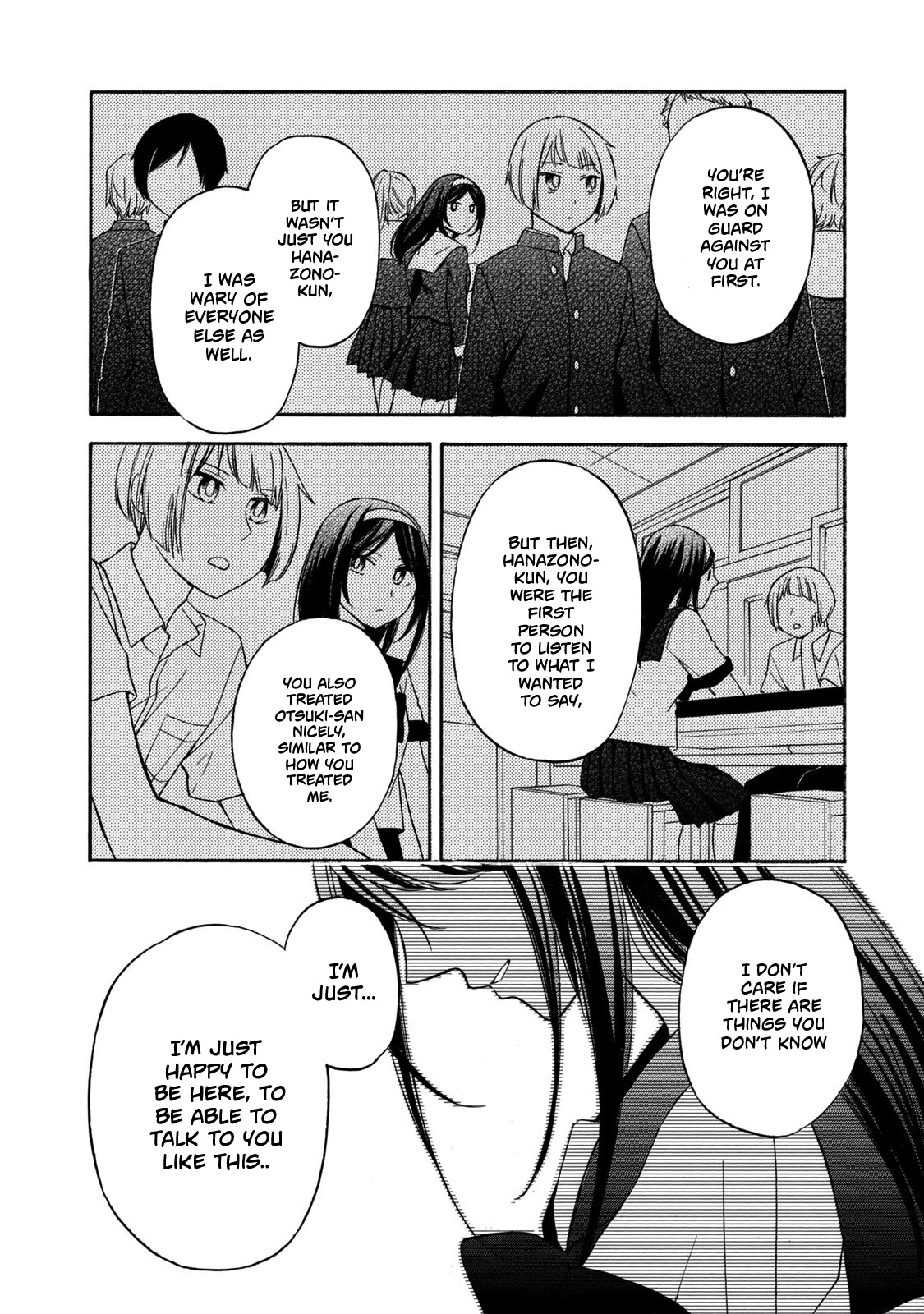 Hanazono And Kazoe's Bizzare After School Rendezvous - Chapter 22: The Words You Said