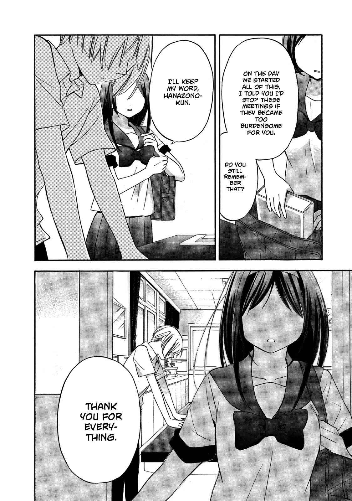 Hanazono And Kazoe's Bizzare After School Rendezvous - Chapter 22: The Words You Said