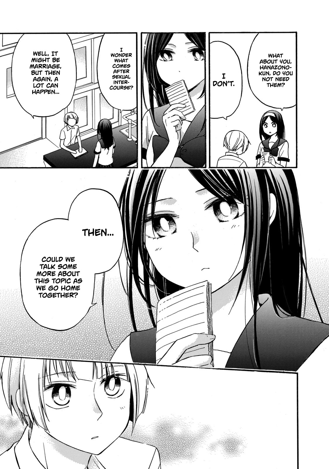 Hanazono And Kazoe's Bizzare After School Rendezvous - Chapter 19: Inexplicable Steps