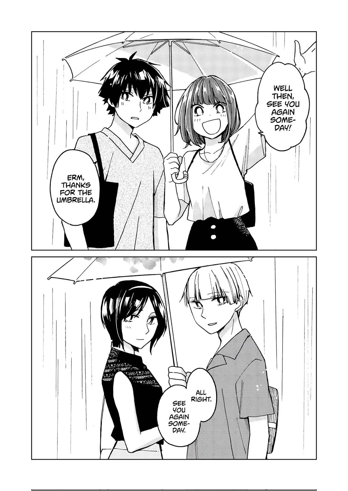 Hanazono And Kazoe's Bizzare After School Rendezvous - Chapter 34: Meet-Ups At The Bus Stop