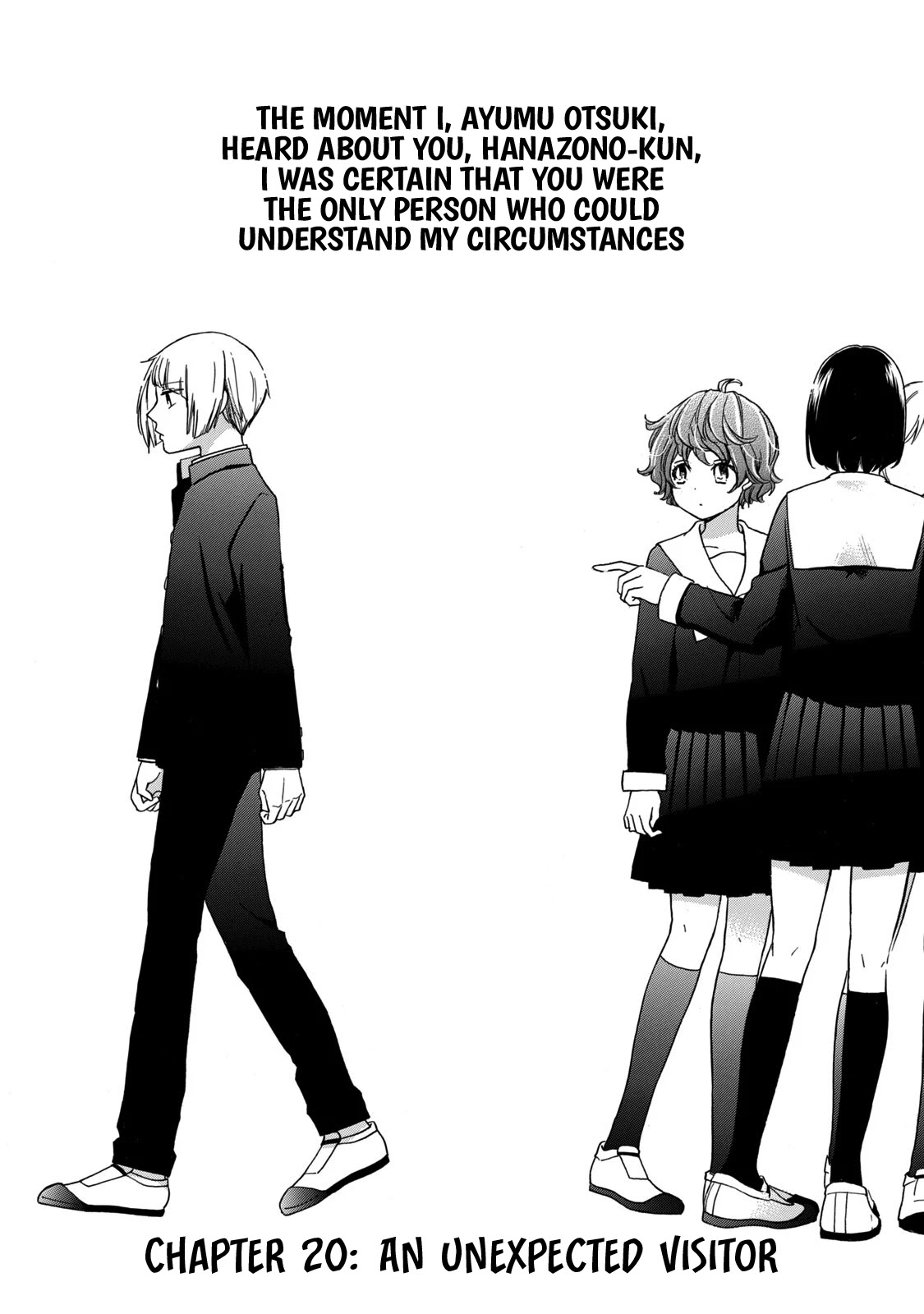 Hanazono And Kazoe's Bizzare After School Rendezvous - Chapter 20: An Unexpected Visitor