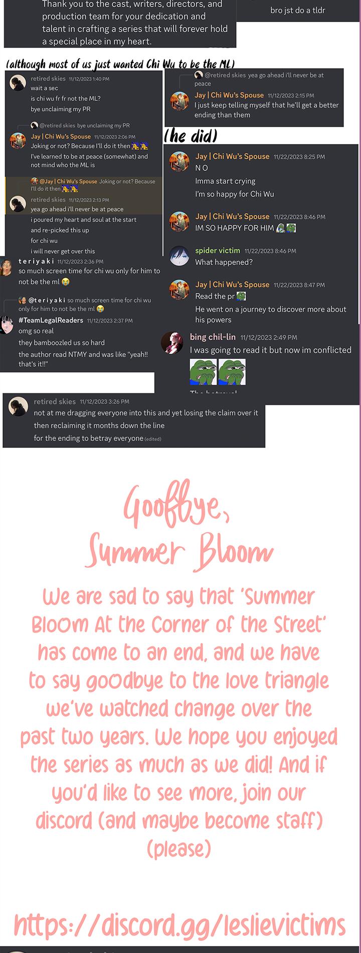 Summer Bloom At The Corner Of The Street - Chapter 80: A Traveler's Letter- End