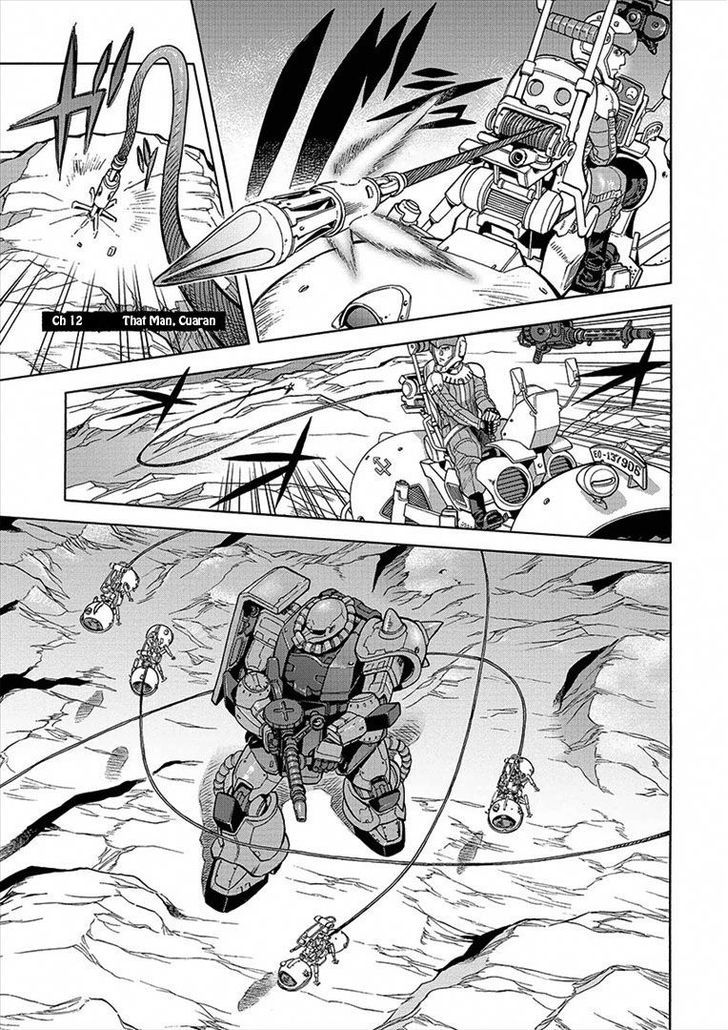 Kidou Senshi Gundam U.c. Hard Graph - Tetsu No Kanba - Vol.2 Chapter 12 : That Man, Cuaran