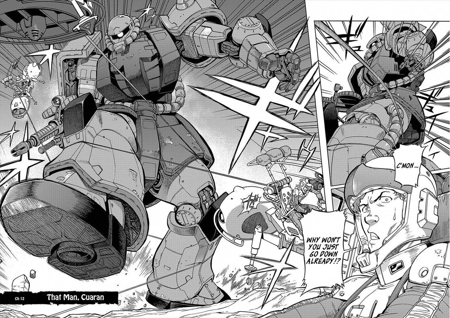 Kidou Senshi Gundam U.c. Hard Graph - Tetsu No Kanba - Vol.2 Chapter 12 : That Man, Cuaran