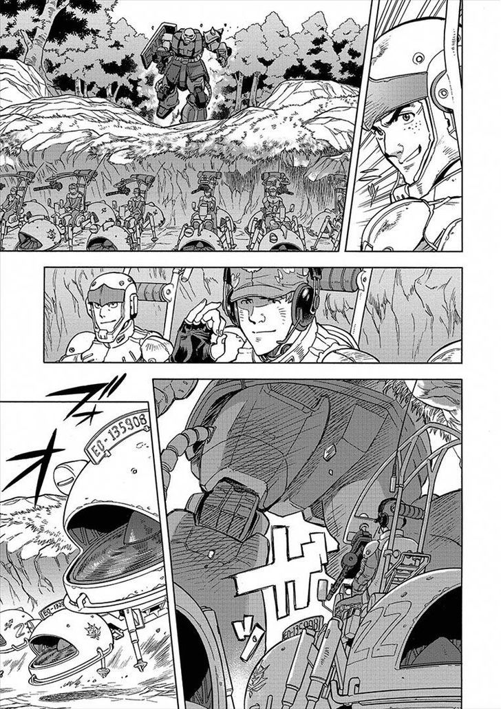 Kidou Senshi Gundam U.c. Hard Graph - Tetsu No Kanba - Vol.2 Chapter 12 : That Man, Cuaran