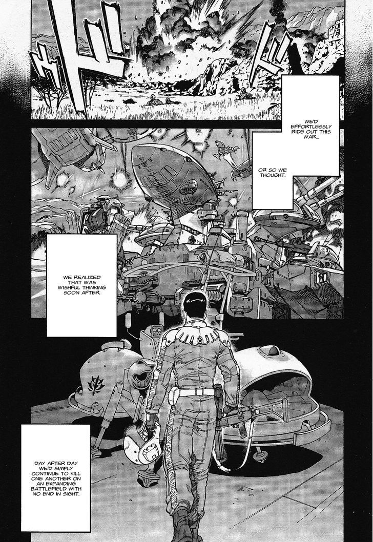 Kidou Senshi Gundam U.c. Hard Graph - Tetsu No Kanba - Vol.1 Chapter 1 : He Who Rides On The Battlefield