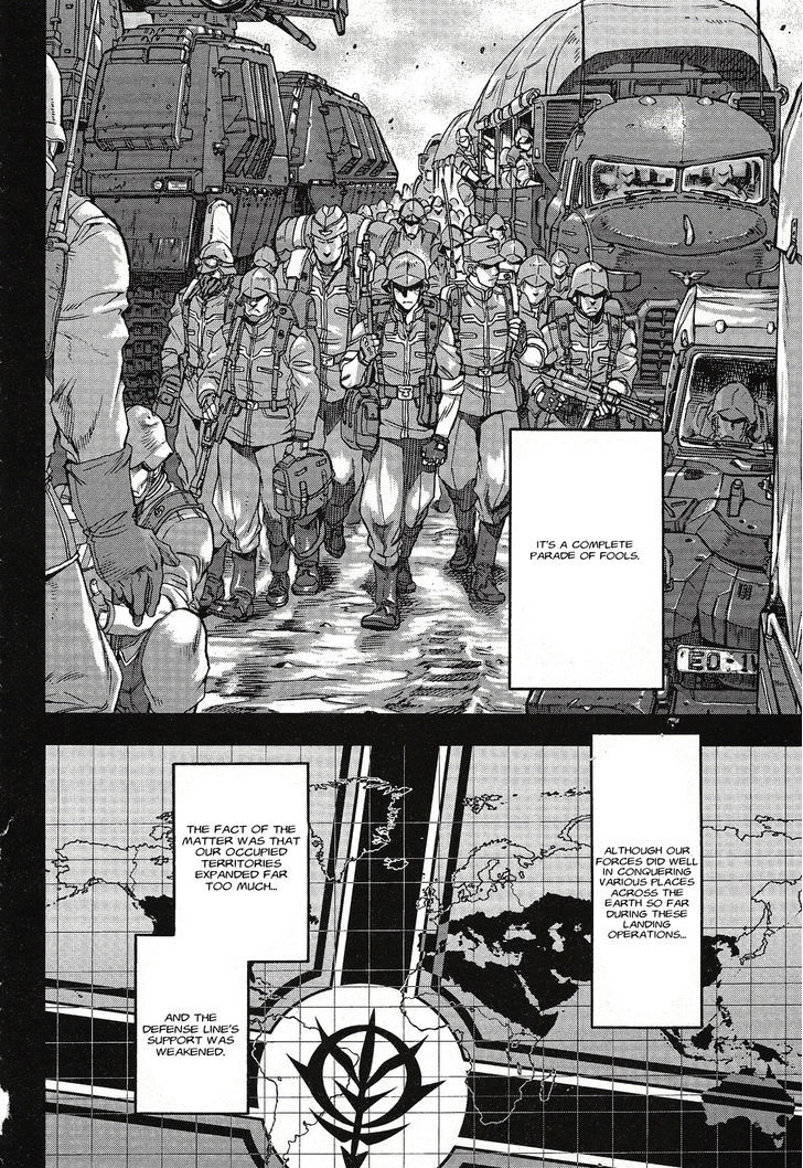 Kidou Senshi Gundam U.c. Hard Graph - Tetsu No Kanba - Vol.1 Chapter 1 : He Who Rides On The Battlefield