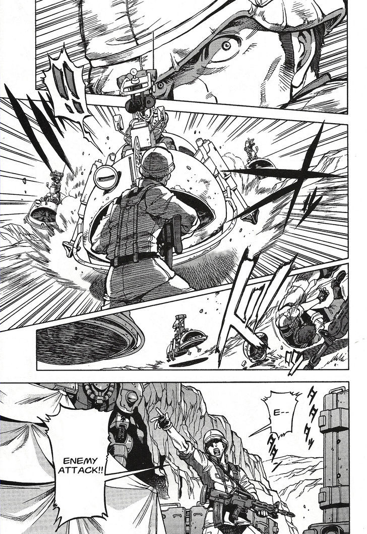 Kidou Senshi Gundam U.c. Hard Graph - Tetsu No Kanba - Vol.1 Chapter 1 : He Who Rides On The Battlefield