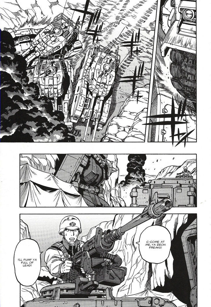 Kidou Senshi Gundam U.c. Hard Graph - Tetsu No Kanba - Vol.1 Chapter 1 : He Who Rides On The Battlefield