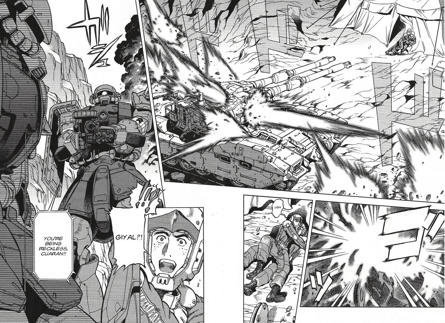 Kidou Senshi Gundam U.c. Hard Graph - Tetsu No Kanba - Vol.1 Chapter 1 : He Who Rides On The Battlefield