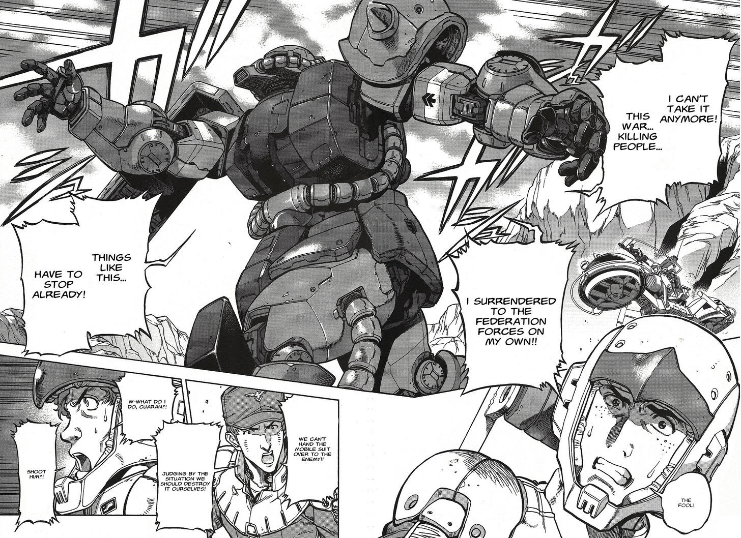 Kidou Senshi Gundam U.c. Hard Graph - Tetsu No Kanba - Vol.1 Chapter 1 : He Who Rides On The Battlefield