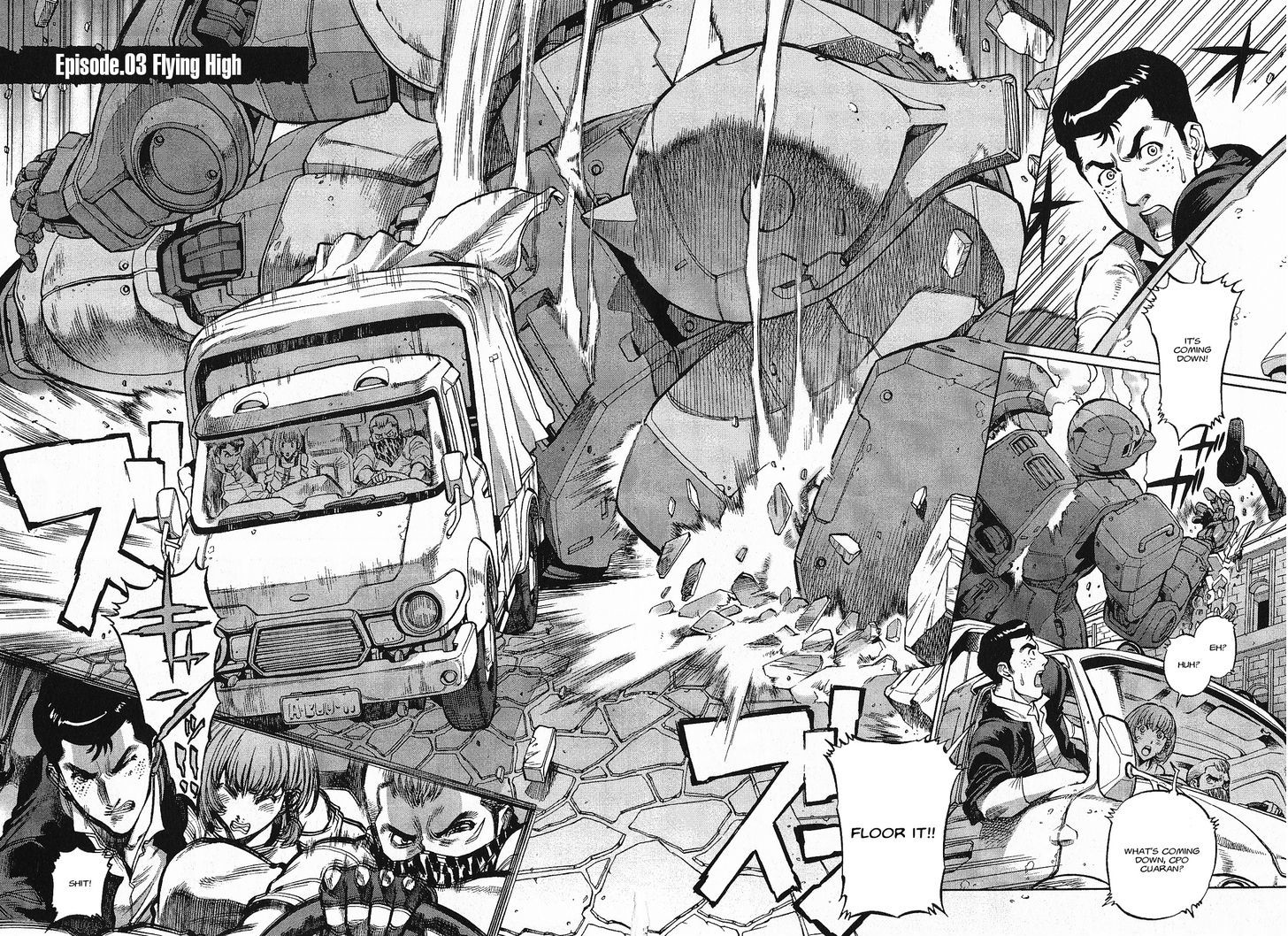 Kidou Senshi Gundam U.c. Hard Graph - Tetsu No Kanba - Vol.1 Chapter 3 : Flying High