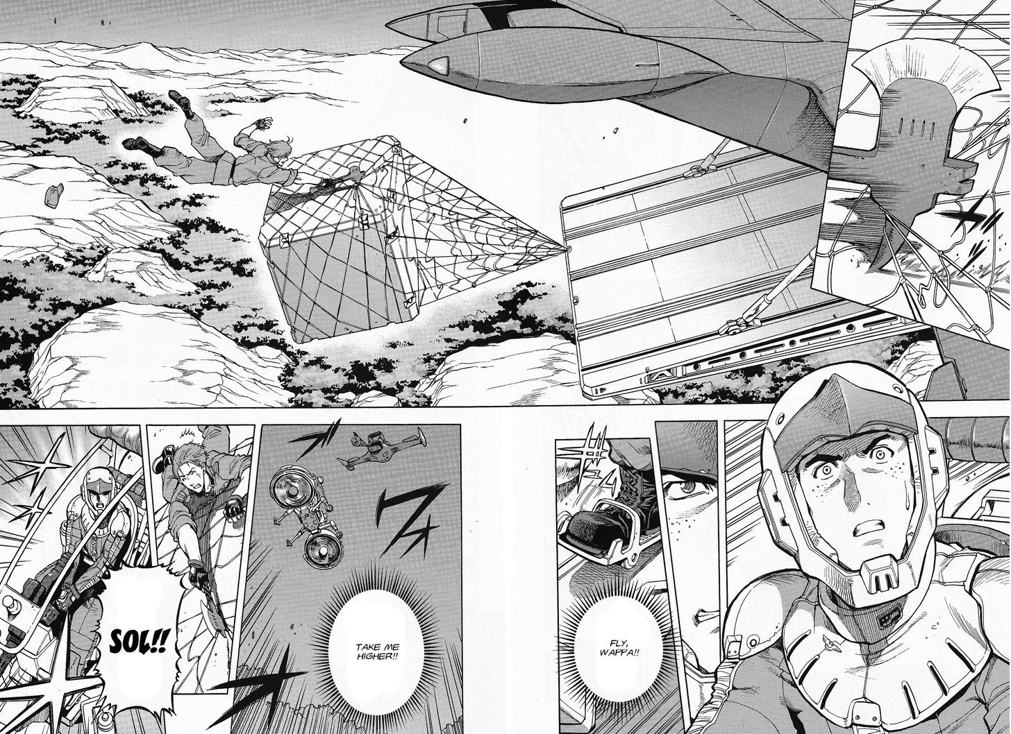 Kidou Senshi Gundam U.c. Hard Graph - Tetsu No Kanba - Vol.1 Chapter 3 : Flying High