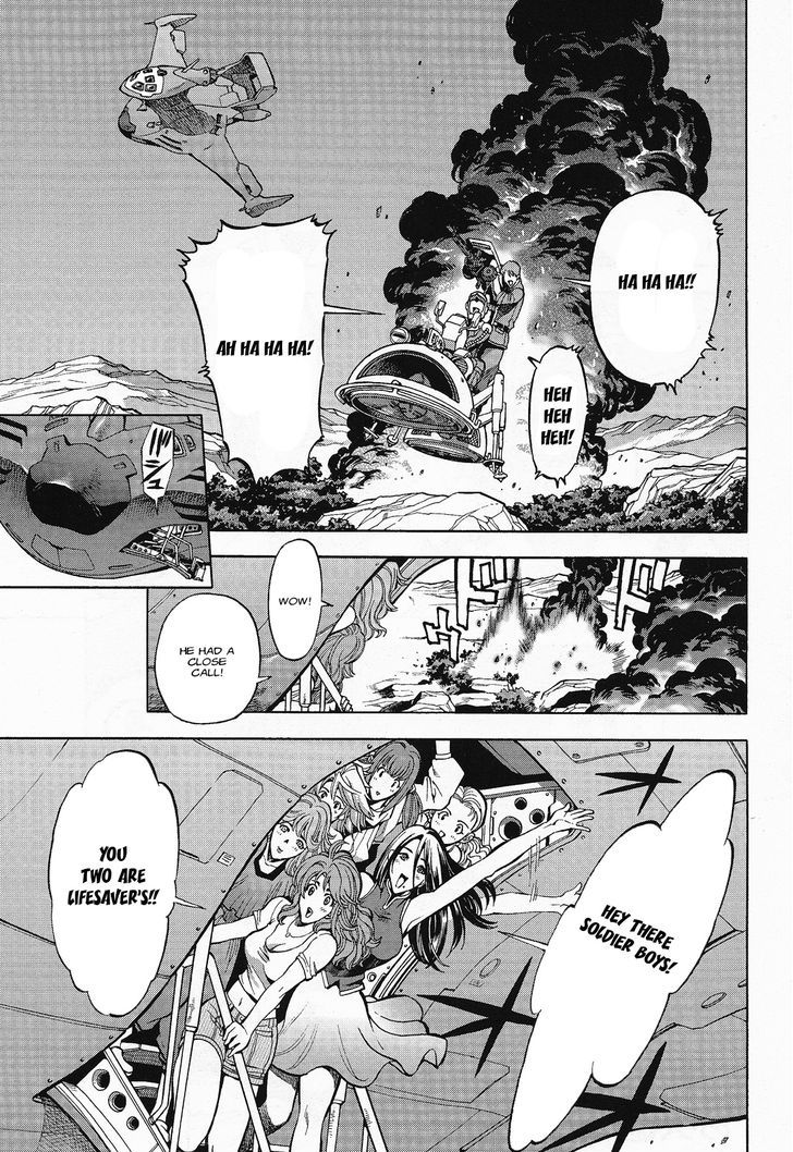 Kidou Senshi Gundam U.c. Hard Graph - Tetsu No Kanba - Vol.1 Chapter 3 : Flying High