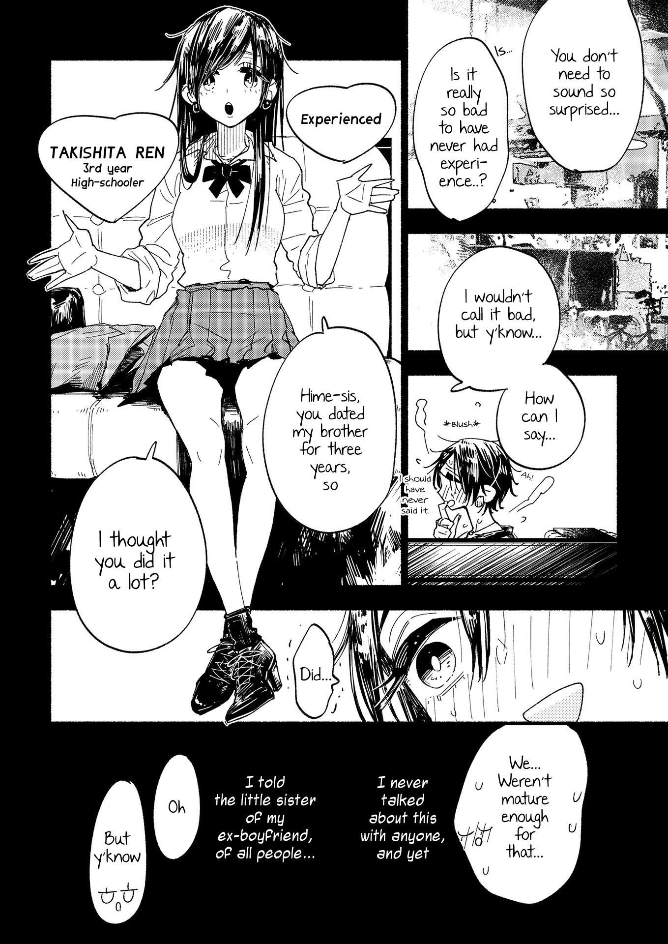 Himegoto ~The Adult Virgin And The Experienced High Schooler ~ - Chapter 1: Himegoto (Secret)