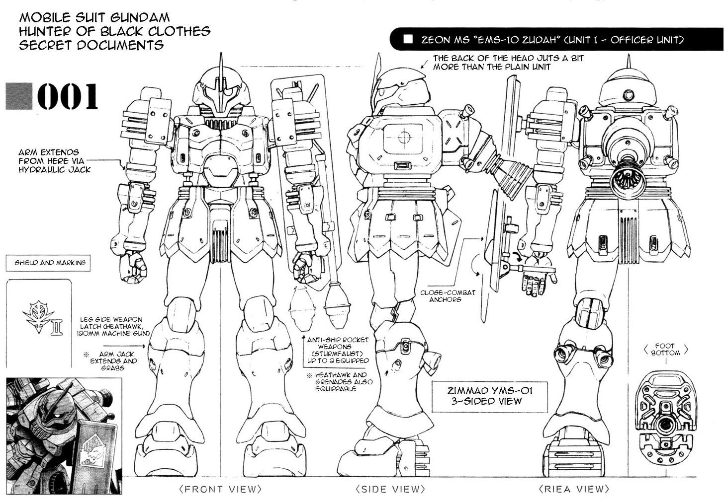 Kidou Sensei Gundam - Kokui No Kariudo - Vol.1 Chapter 1