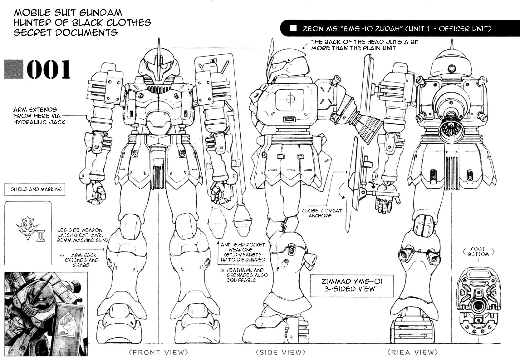 Kidou Sensei Gundam - Kokui No Kariudo - Vol.1 Chapter 0