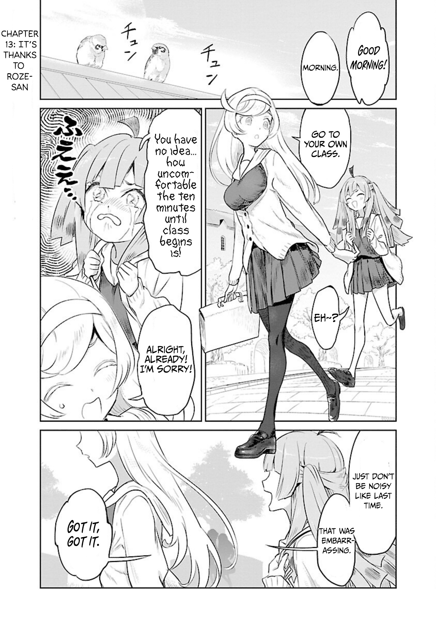 Ohime-Sama No Ohime-Sama - Chapter 13: It's Thanks To Roze-San