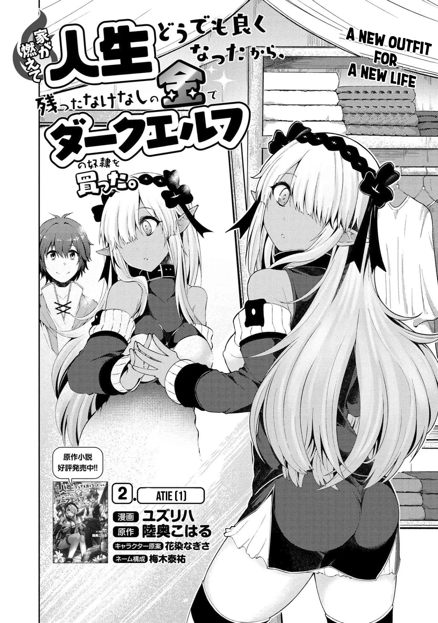 Ie Ga Moete Jinsei Dou Demo Yoku Natta Kara, Nokotta Nakenashi No Kin De Dark Elf No Dorei O Katta - Chapter 2.1: Atie (1)