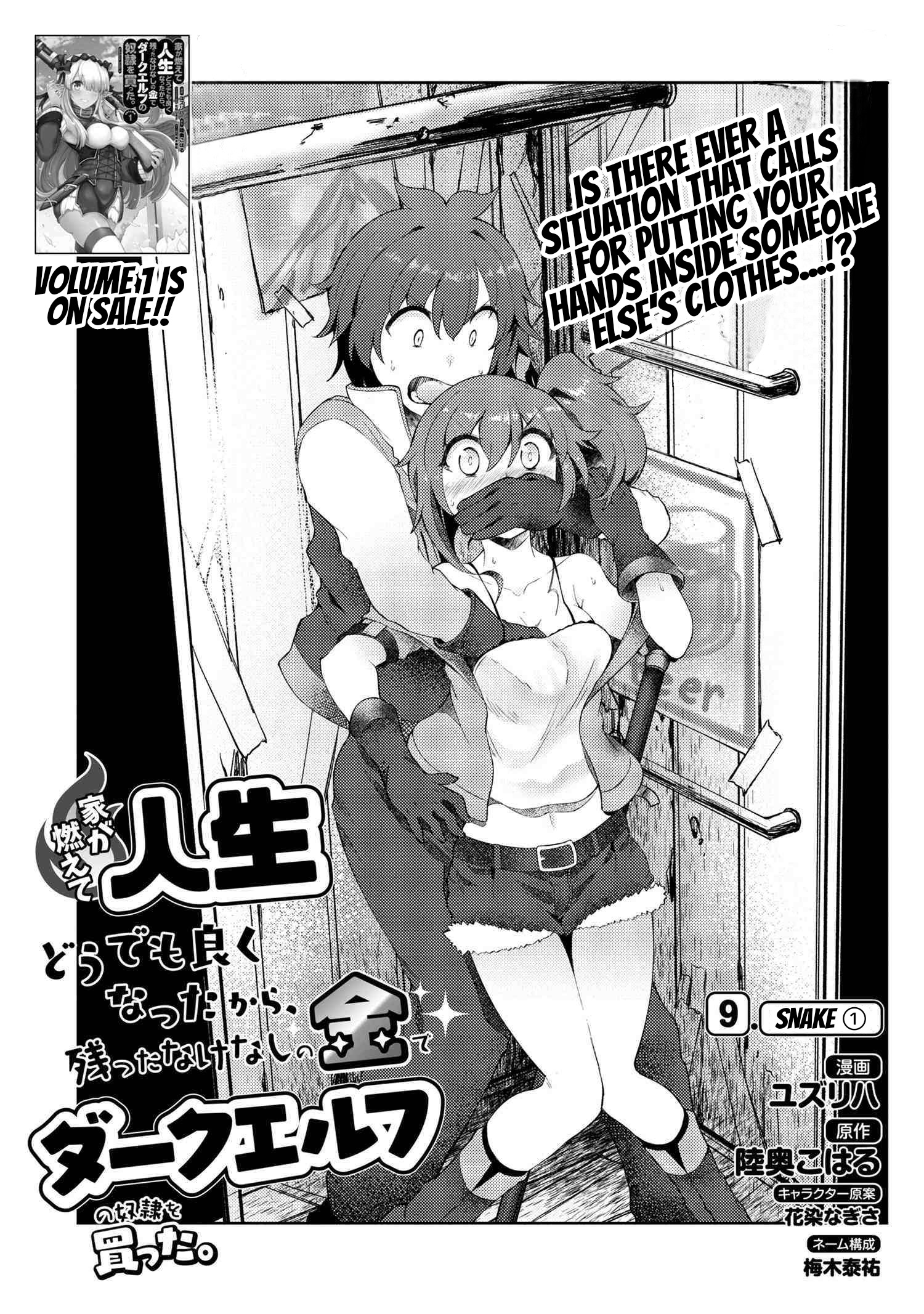 Ie Ga Moete Jinsei Dou Demo Yoku Natta Kara, Nokotta Nakenashi No Kin De Dark Elf No Dorei O Katta - Chapter 9.1: Snake (1)