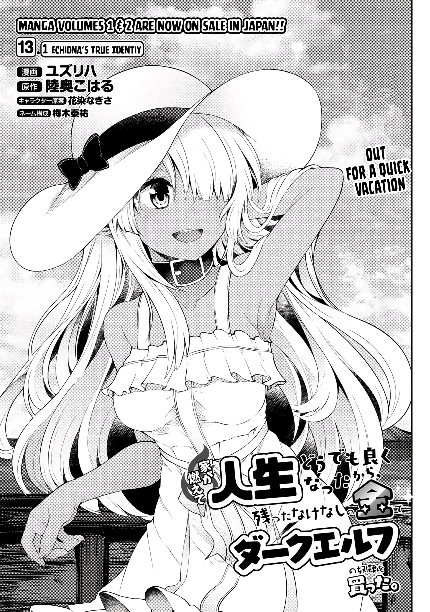 Ie Ga Moete Jinsei Dou Demo Yoku Natta Kara, Nokotta Nakenashi No Kin De Dark Elf No Dorei O Katta - Chapter 13.1