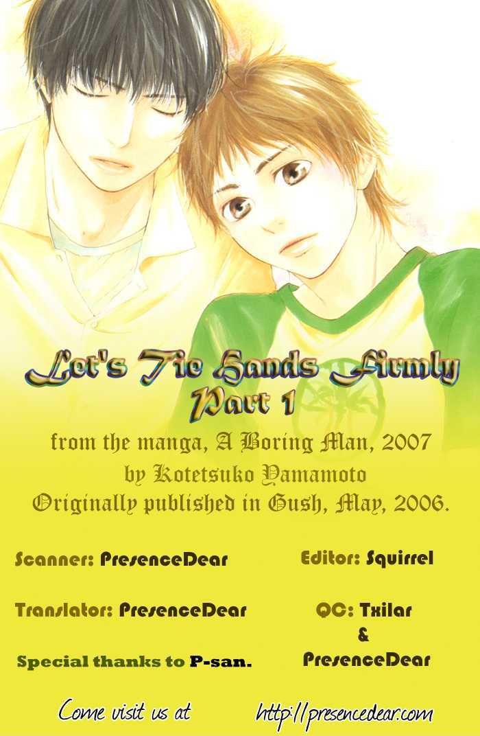 Tsumaranai Otoko - Vol.1 Chapter 3 : Letâ€™S Tie Hands Firmly