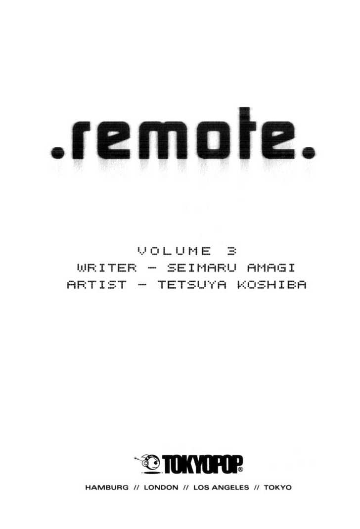 Remote - Vol.3 Chapter 19 : Explosive Situation