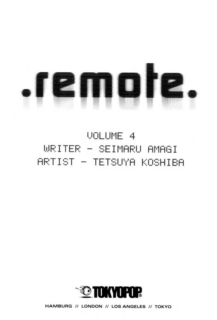 Remote - Vol.4 Chapter 29 : Shinichi Targeted