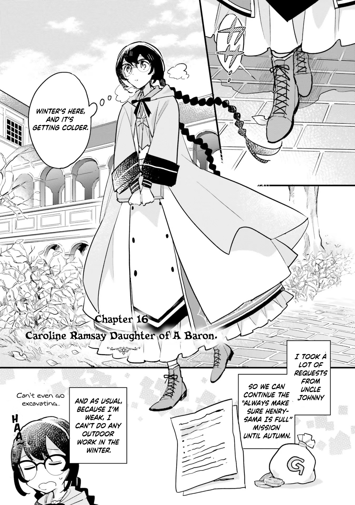 Yowaki Max Reijou Nanoni, Ratsuwan Konyakusha-Sama No Kake Ni Notte Shimatta - Chapter 16: Caroline Ramsay, Daughter Of A Baron