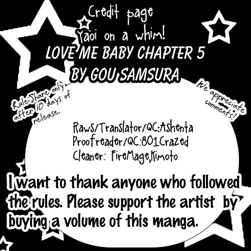 Love Me Baby (Sasamura Gou) - Vol.1 Chapter 5